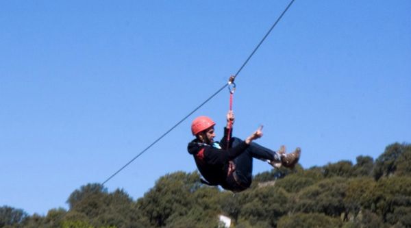 Tirolinas + aventura excursiones colegios Madrid