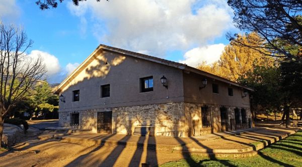Instalación para los viajes para grupos escolares en Navacerrada
