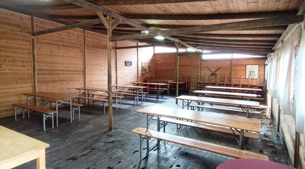 Comedor del viaje escolar pantano de san juan